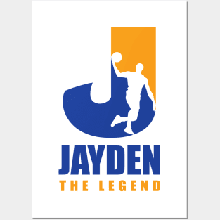 Jayden Player Basketball Your Name The Legend Posters and Art